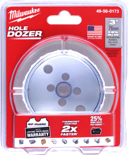 Milwaukee - Gatzaag (set) Hole Dozer 76 Mm