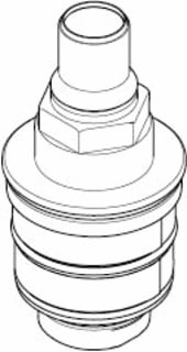 Dornbracht - Kraanbovendeel Thermostaatcartouche