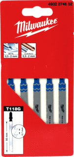 Milwaukee - Decoupeerzaagblad Decouprzaagblad T118G Br5