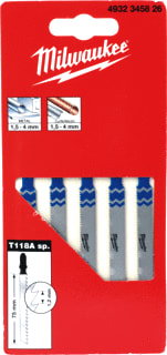 Milwaukee - Decoupeerzaagblad Decouprzgbld T118A Spcial
