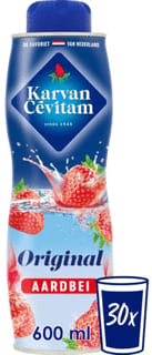 Lyreco - drank/levensmiddelen KARVCEVI AARDBEI 60CL DS6