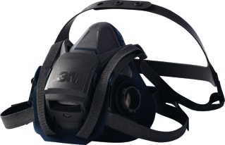 3M - 6500-Serie Halfgelaatsmasker Gas- en dampmasker 6501 Ql Herbruikbaar Maskr