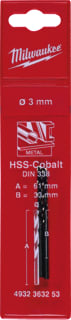 Milwaukee - Boor Hss-G Co Metaalboor 3X61