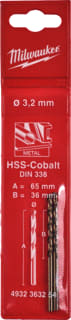 Milwaukee - Boor Hss-G Co Mtaalboor 3,2X65