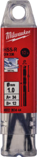 Milwaukee - Boor Hss-R Metaalbr 1X34 Ds10