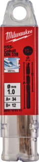 Milwaukee - Boor Hss-G Co Mtlbr 1X34 Ds10