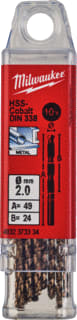 Milwaukee - Boor Hss-G Co Mtlbr 2X49 Ds10