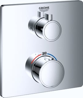 Grohe - Grohtherm Inbouwmengkraan Therm Opbouwdeel 4Knt M/O