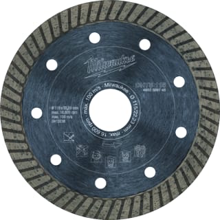 Milwaukee - Slijpschijf Diamantdrslpschf Dhts 115