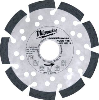 Milwaukee - Slijpschijf spdcrss dmntslpschf h 115