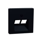 Schneider Electric Merten - Systeem M Inzetplaat schakelmateriaal Rj45 2V Zmt