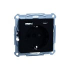 Schneider Electric Merten - Systeem M Wandcontactdoos (WCD schakelmat.) Wcd Usb A+C Zmt