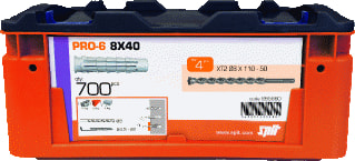 Spit - Plug pro6 8x40 700st+4br koffr