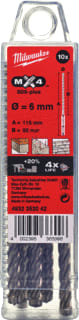 Milwaukee - Boor Hmrboor 6X110X50 Mx4 Ds10