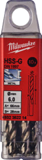 Milwaukee - Boor Hss-G Mtlbr 6X28X66 Ds10