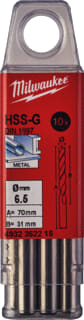 Milwaukee - Boor Hssg Mtlbr 6,5X31X70 Ds10