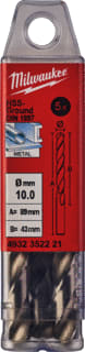Milwaukee - Boor Hss-G Mtlbr 10X43X89 Ds5