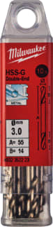 Milwaukee - Boor Hss-G Mtlboor 3X11 Ds10
