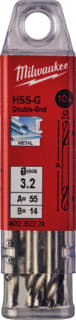 Milwaukee - Boor Hssg Mtlbr 3,2X12X49 Ds10