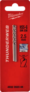 Milwaukee - Boor Thndrw Hss-G2,5X57X30 Ds2