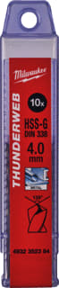 Milwaukee - Boor Thndrw Hss-G 4X75X43 Ds10
