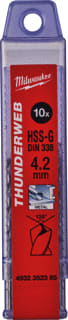 Milwaukee - Boor Thndrw Hss-G 4,2X75 Ds10