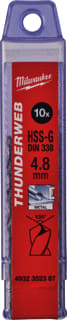 Milwaukee - Boor Thndrw Hss-G 4,8X86 Ds10