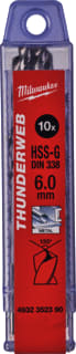 Milwaukee - Boor Thndrwb Hss-G 6X93 Ds10