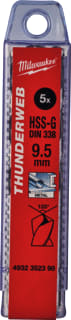 Milwaukee - Boor Thndrw Hss-G 9,5X125 Ds5