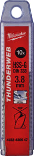 Milwaukee - Boor Thndrwb Hss-G 3,8X75 Ds10