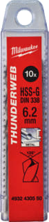 Milwaukee - Boor Thndrw Hss-G 6,2X101 Ds10