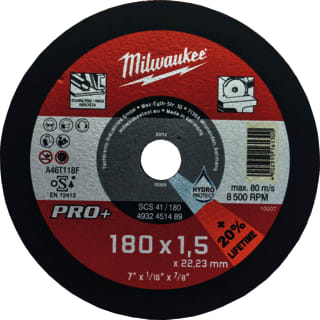Milwaukee - Slijpschijf mtldrslpsch scs41 180x1,5