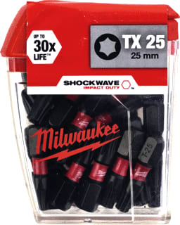 Milwaukee - SHOCKWAVE Bit Bittorx 25 Geniitx25 Br25