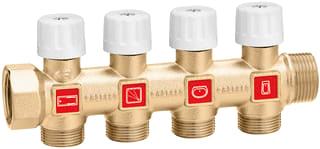 Caleffi - CV/perslucht/tap/koelwater verdeler 354053