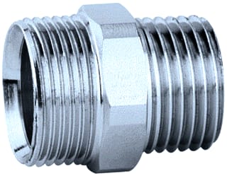Caleffi - Fitting met 2 aansluitingen fitting 2 384041