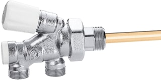 Caleffi - Rad.aansl.combi. m kraan+onderblok rad.aansl 455600