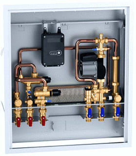 Caleffi - Afleverstation collectieve verwarm. warmte-un satk50203he