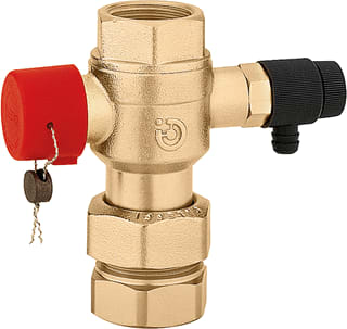 Caleffi - Zelfdichtende koppeling Kogelafsl Expansievat 3/4