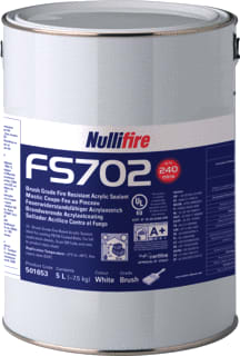 Nullifire - FS702 Brandisolerend afdichtingsmiddel Brandwer Coating 5Kg Em