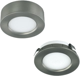 Megaman - Downlight/spot/schijnwerper Set 3 Spots 160Lm Rvs 3K