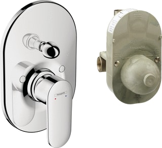 Hansgrohe - Vernis Blend Badmengkraan (opbouw) 1Gr Inbouw Bmk Set