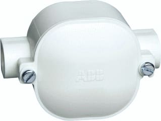 ABB - Hafobox 4200 S Opbouwdoos wand/plafond Trekds 2X16 Deks Kunststof