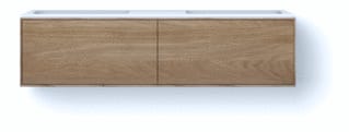 Looox - Solid Facet Wastafelonderkast Sf 140 2Ld Og