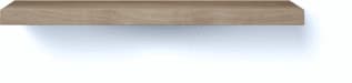 Looox - Wood Deco Wastafelblad Wb 120 G/Rvs