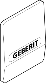 Geberit - Toeb./onderd. bed.elem. spoelsyst. Rvs Afdekpl Excl Electr.