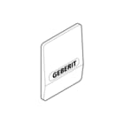 Geberit - Toeb./onderd. bed.elem. spoelsyst. Rvs Afdekpl Excl Electr.