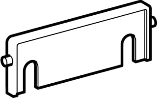 Geberit - Twinline Toeb./onderd. bed.elem. spoelsyst. Borgingsplaatje Stelschr
