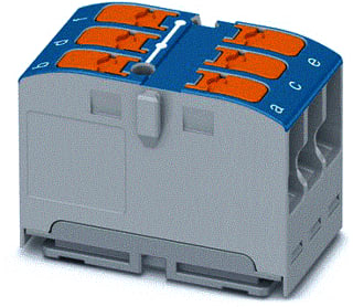 Phoenix Contact - Verbindingsrijgklem Ptvfix 6X2,5 Bl