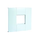 Hager - Tehalit Afdekplaat install.-comp. wandgoot Lff71H1109016