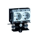 Hager - Tehalit Opbouwdoos plintgoot Fr Outl Incl. 2 Wcd 55 Wt